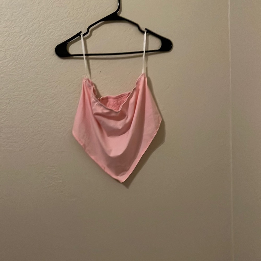 Light pink crop top